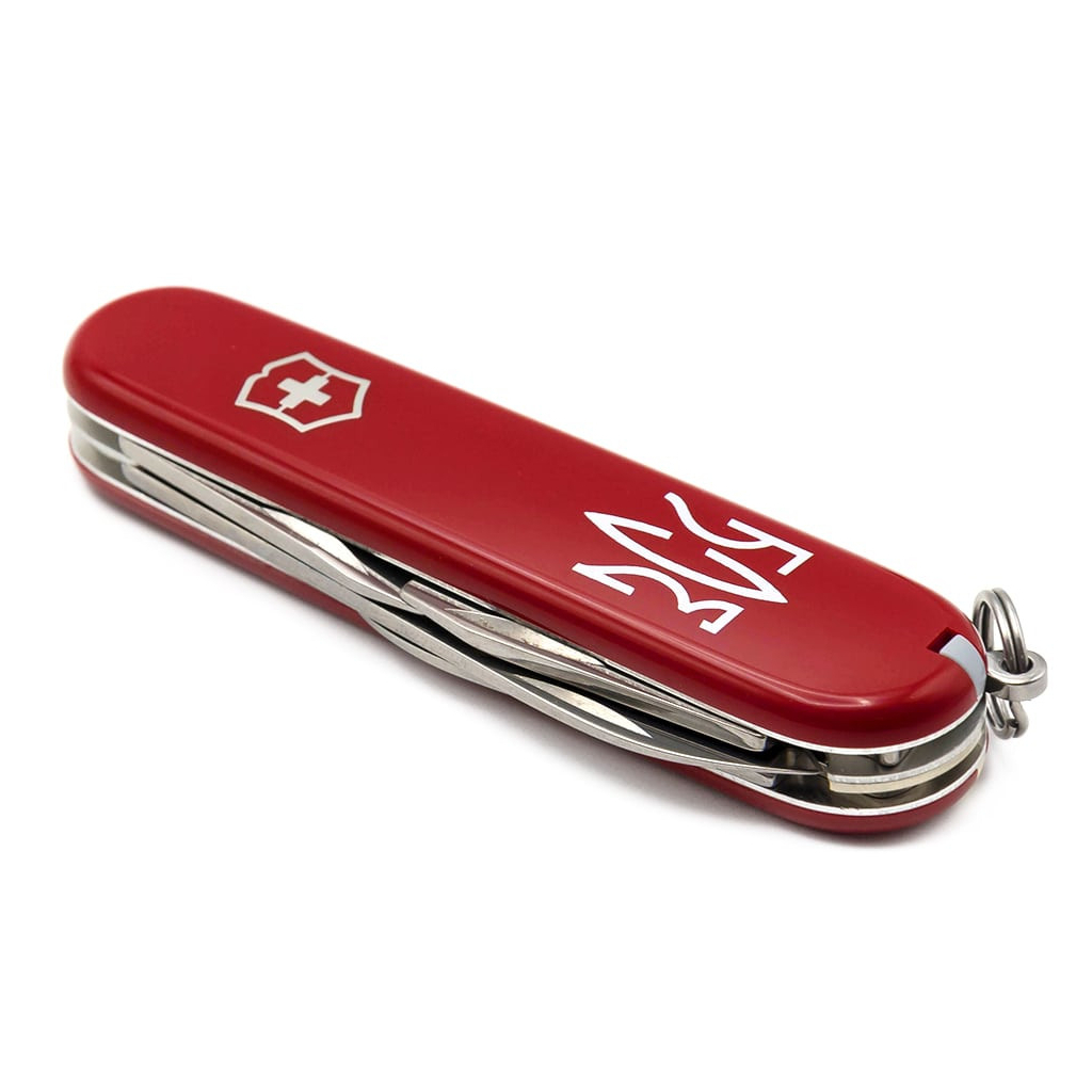 Ніж Victorinox Spartan Ukraine Red "Тризуб ЗСУ" (1.3603_T0390u) - зображення 6
