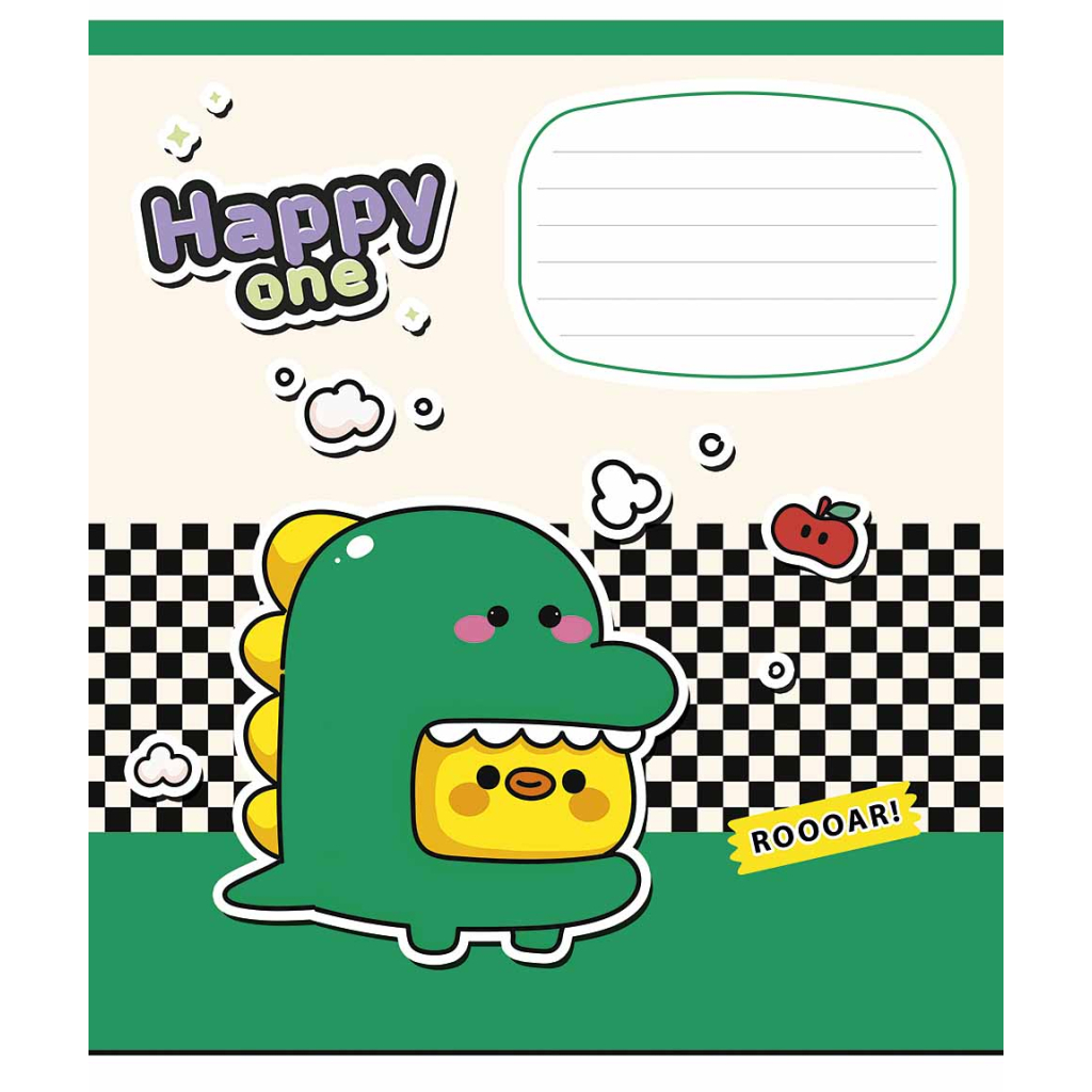 Зошит Школярик Happy one 12 аркушів клітинка (012-3532K) - зображення 4
