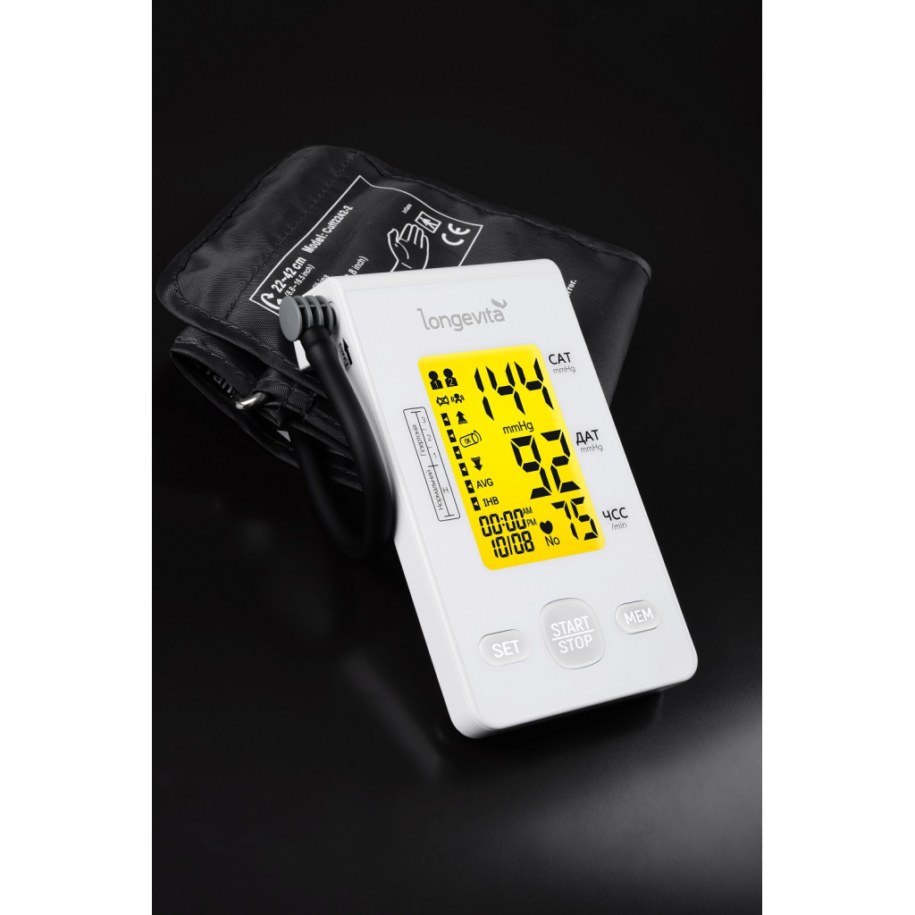 Тонометр Longevita Авт.вимір.артер.тиску LONGEVITA DBP-6179 (DBP-6179) - изображение 11