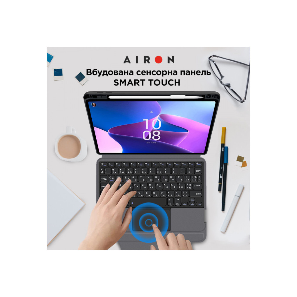 Чохол до планшета AirOn Premium Lenovo Tab M10 Plus 3Gen 2022 10.6" with Keyboard (4822352781100) - изображение 7