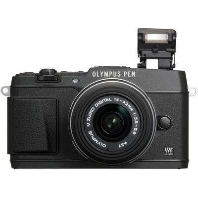 Цифровий фотоапарат Olympus E-P5 14-42 mm Kit black (V204051BE000) - зображення 2