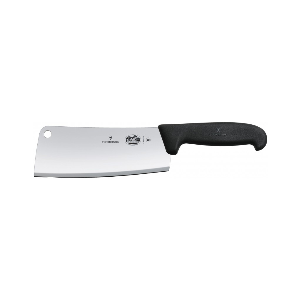 Кухонний ніж Victorinox Fibrox Cleaver 19 см Black (5.4003.19) - зображення 1