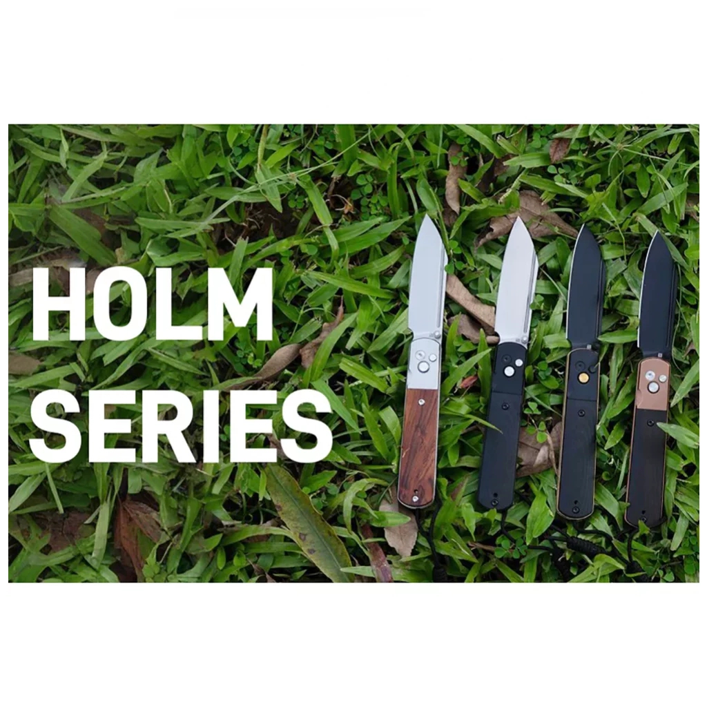 Ніж Artisan Holm AR-RPM9 Rose Gold PVD Steel+Ebony Inlay (1875P-BRG) - зображення 11