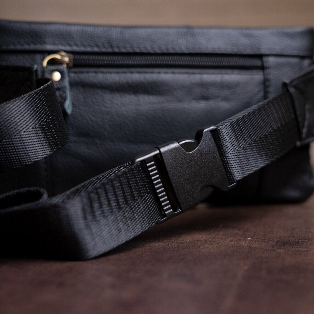 Сумка Vintage На пояс Чорна (14734) - зображення 11