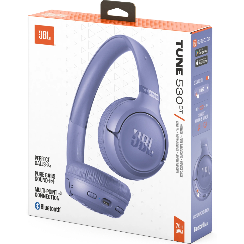 Навушники JBL Tune 530BT Lavender (JBLT530BTLAVEU) - зображення 11