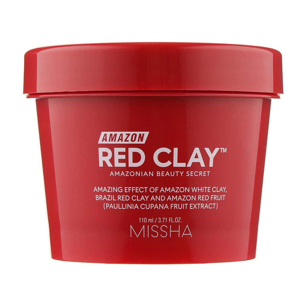 Маска для обличчя Missha Amazon Red Clay Pore Mask На основі червоної глини 110 мл (8809643534987) - изображение 1