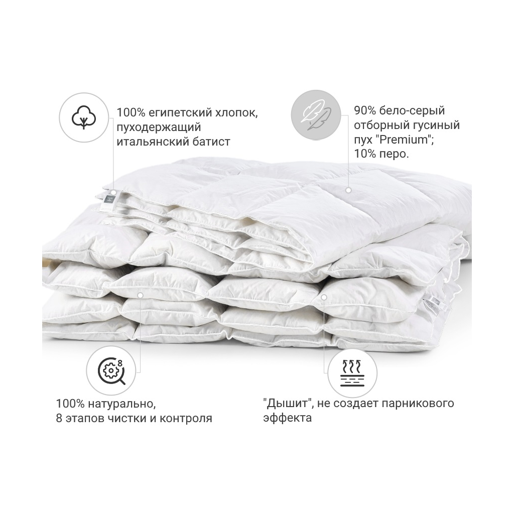 Ковдра MirSon пухова Raffaello 051 деми 172x205 см (2200000003966) - зображення 2