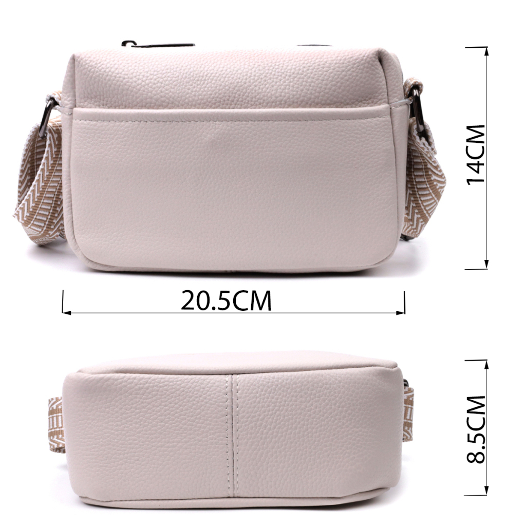 Сумка Vintage Жіноча на одне відділення з натуральної шкіри Біла (22602) - зображення 3