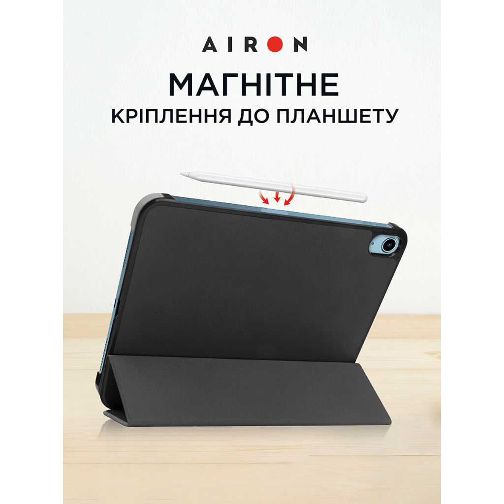 Чохол до планшета AirOn Premium iPad 10.9 10th 2022 + Film Black (4822352781085) - зображення 8