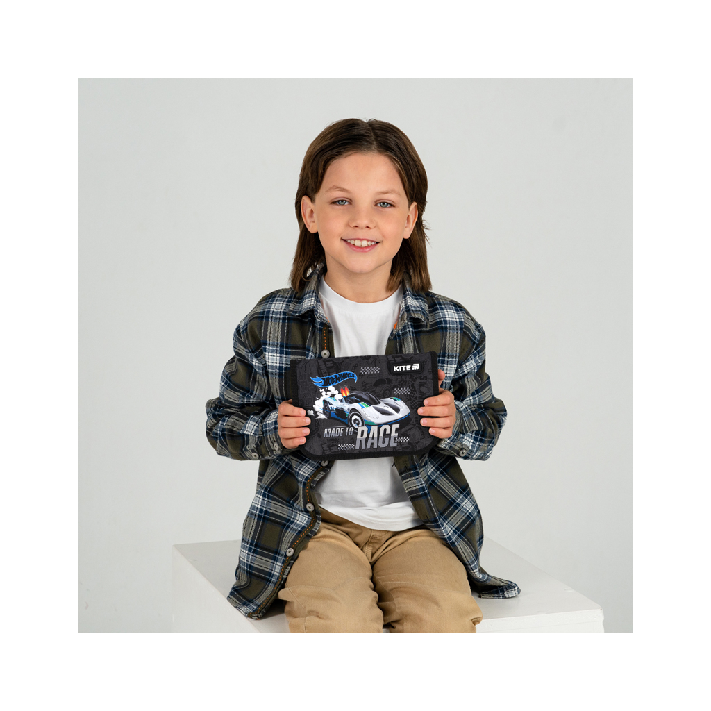 Пенал Kite 621 Hot Wheels, 1 відділення, 1 відворот (HW25-621) - зображення 7