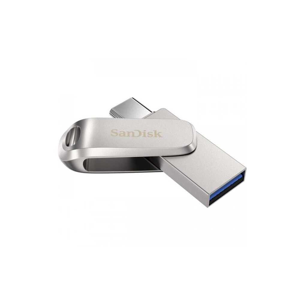 USB флеш накопичувач SanDisk 256GB Ultra Dual Drive Luxe USB 3.1 + Type-C (SDDDC4-256G-G46) - зображення 1