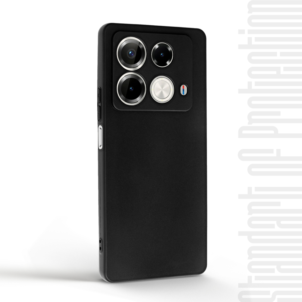 Чохол до мобільного телефона Armorstandart Matte Slim Fit Infinix Note 40 4G Camera cover Black (ARM73944) - зображення 2