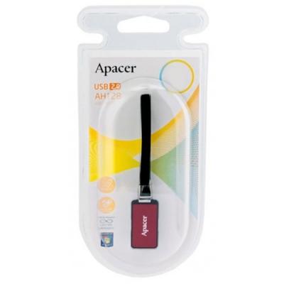 USB флеш накопичувач Apacer 16GB AH128 Red RP USB 2.0 (AP16GAH128R-1) - зображення 5