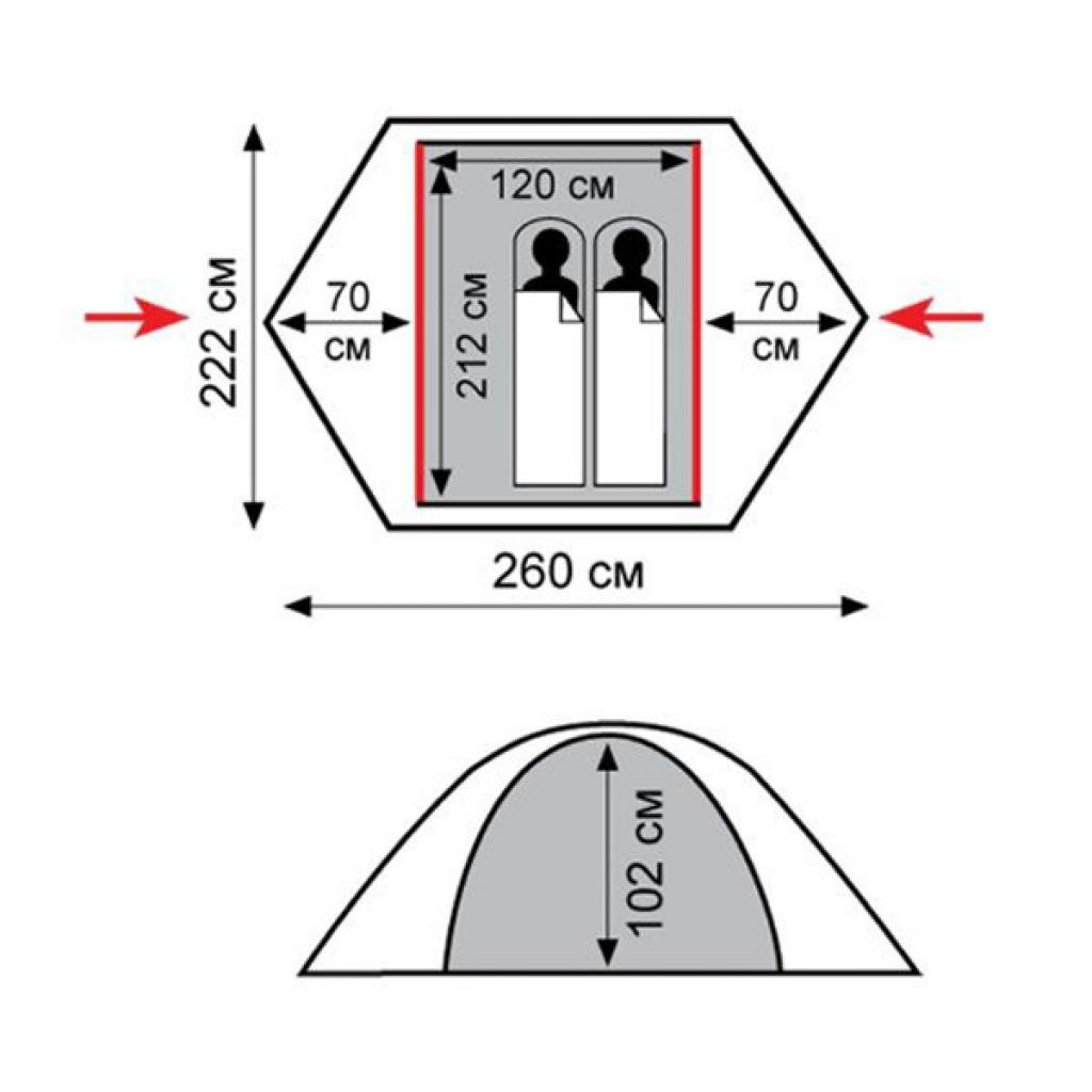 Намет Tramp Sarma v2 (TRT-030) - зображення 3