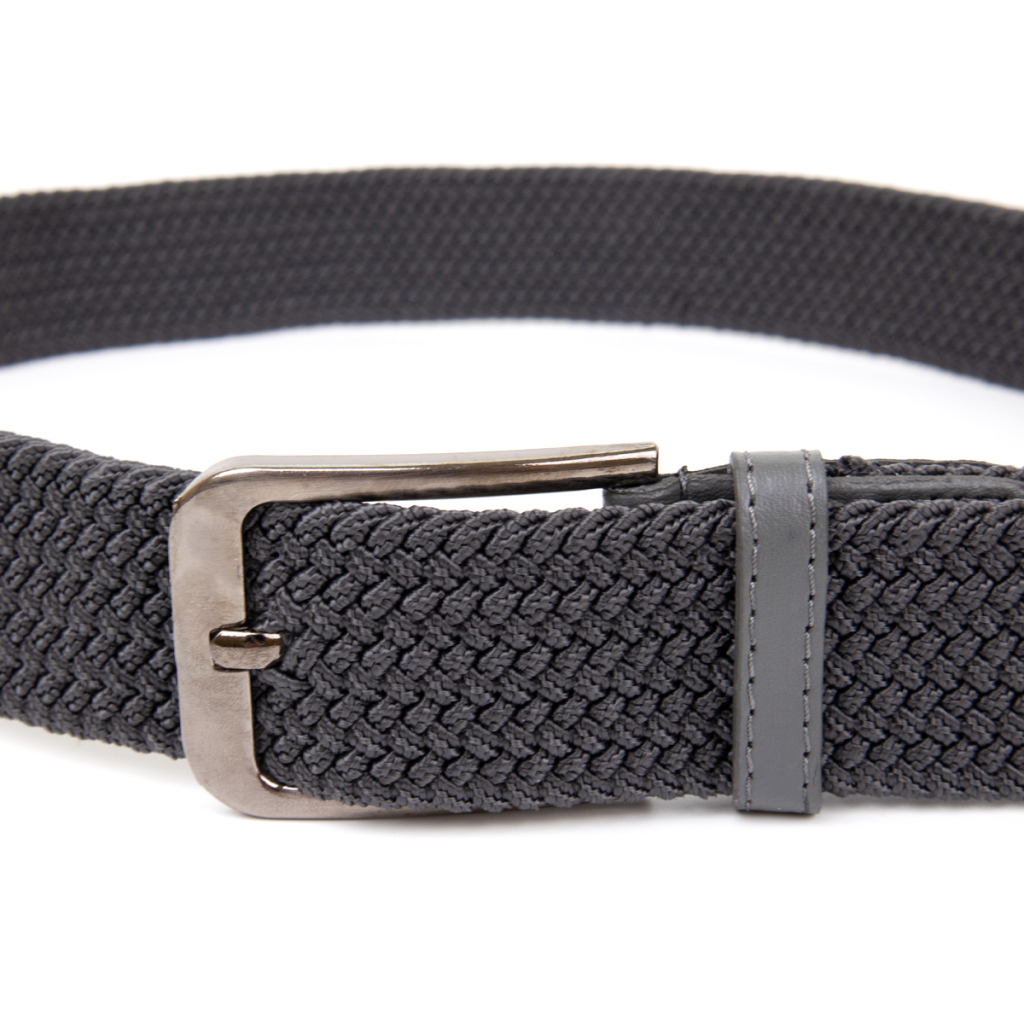 Ремінь Vintage Текстильний Сірий (20518) - зображення 2