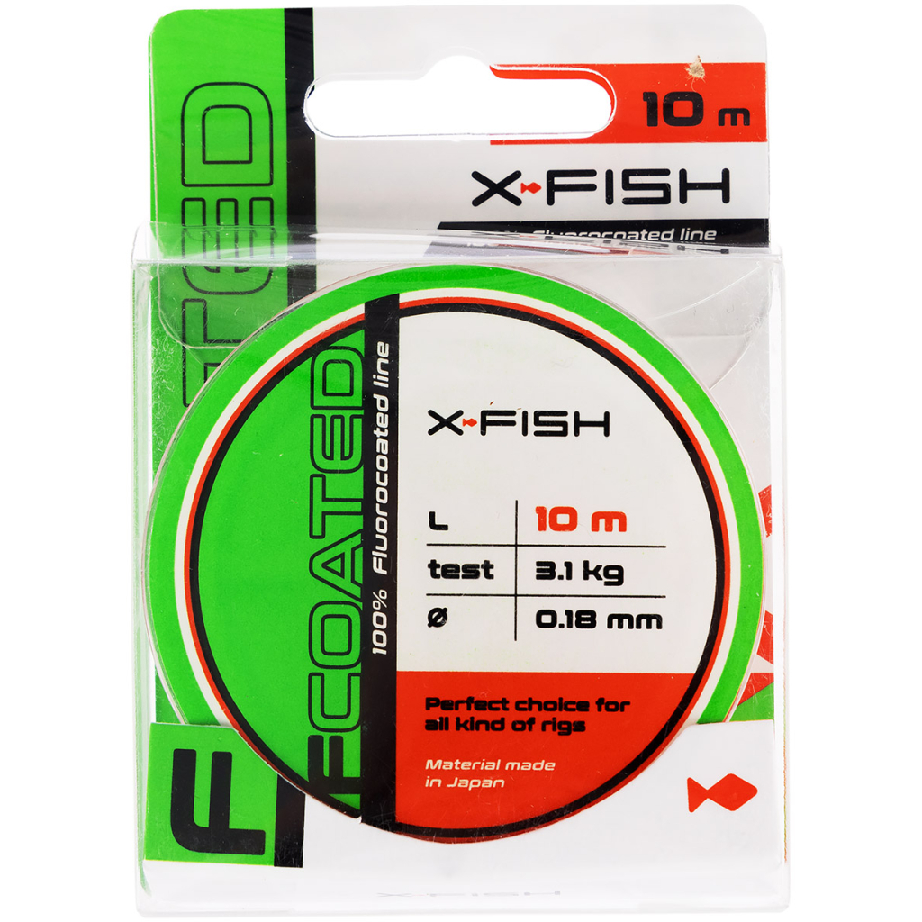 Флюорокарбон X-Fish FCoated 10m 0.18mm 3.1kg (1917.01.23) - зображення 2