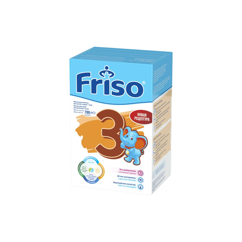 Дитяча суміш Friso 3 LockNutri +12 міс. 700 гр (8716200722537) - зображення 1