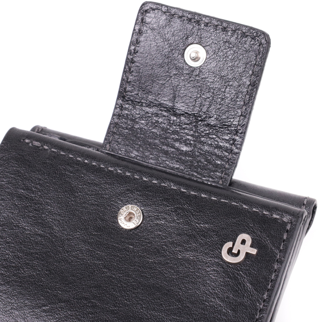 Гаманець Grande Pelle З натуральної шкіри Чорний (22573) - зображення 5