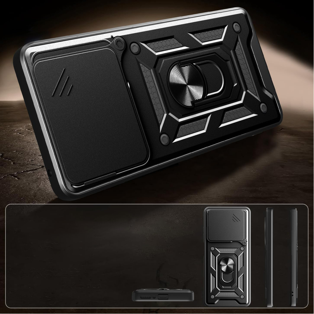 Чохол до мобільного телефона BeCover Military ZTE Blade A55 Black (713550) - зображення 3