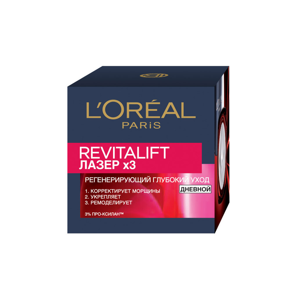 Крем для обличчя L'Oreal Paris Revitalift Лазер Х3 Регенеруючий глибокий догляд 50 мл (3600522249191) - зображення 2