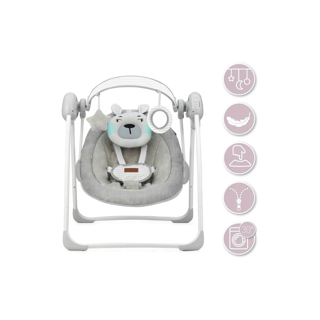 Крісло-гойдалка MoMi Liss (колір - turquoise) (BULE00015) - зображення 2