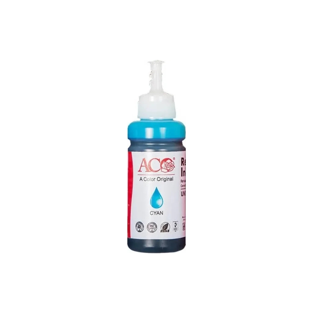 Чорнило ACO HP GT51/52 Cyan, 70ml, InkTank/Smart Tank (ACO-AH-001-CUN) - зображення 1
