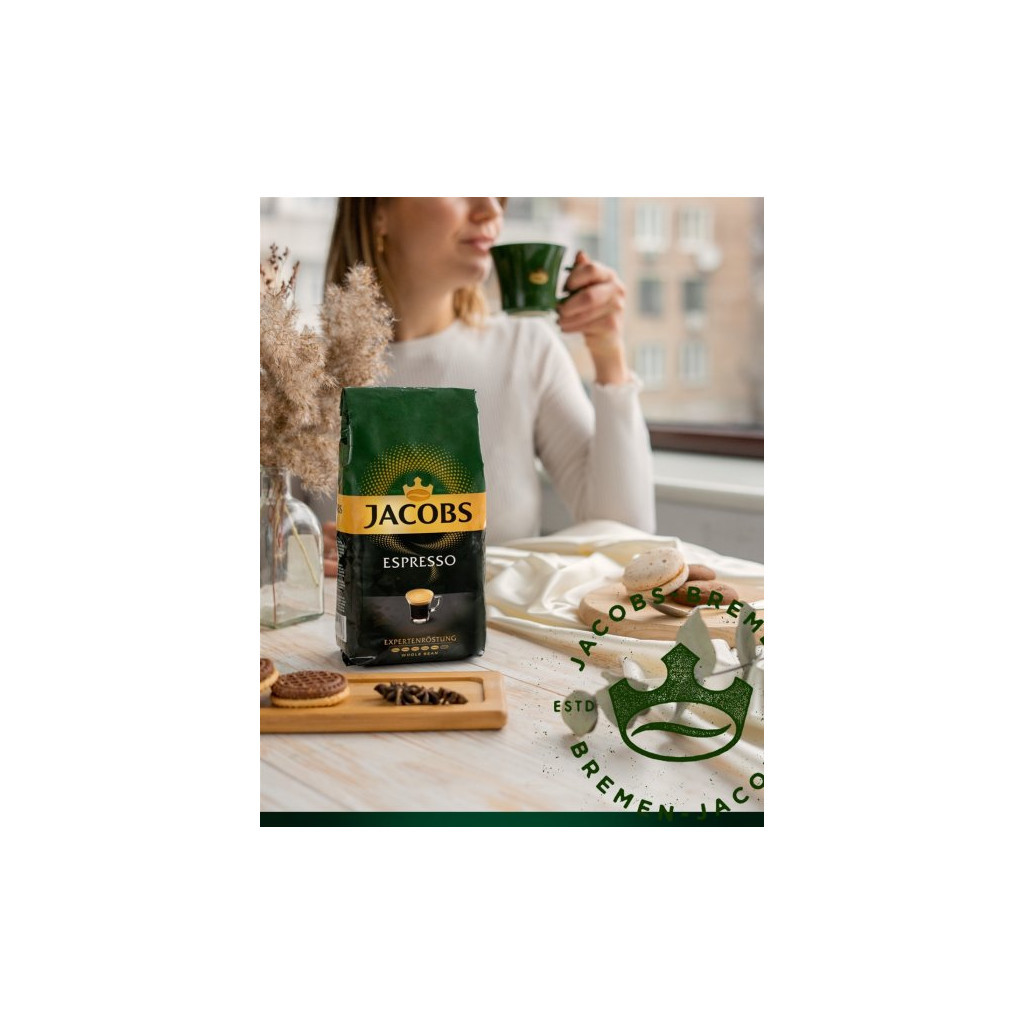 Кава Jacobs Espresso в зернах 1 кг (prpj.39187) - изображение 5