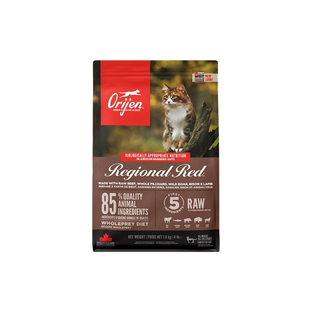 Сухий корм для кішок Orijen Regional Red зі смаком м'яса та риби 1.8 кг (0064992282189) - зображення 2