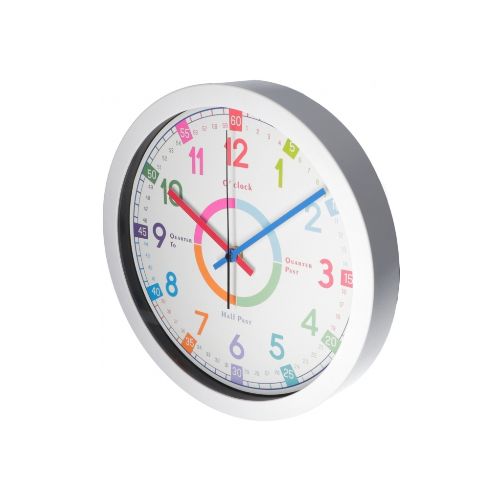 Настінний годинник Optima Emotion пластиковий, білий (O52113) - зображення 2