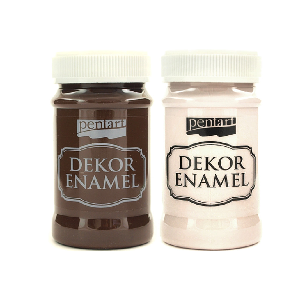 Акрилові фарби Pentart Dekor Enamel глянцева, Біла, 100 мл (5997412795677) - зображення 1