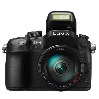 Цифровий фотоапарат Panasonic DMC-GH4 14-140mm Kit Black (DMC-GH4HEE-K) - зображення 2