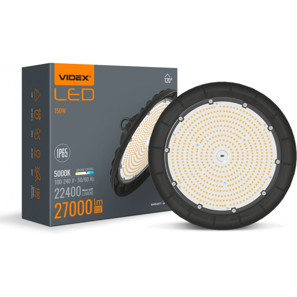 Світильник Videx 150W 5000K 27000Lm (VL-HB01-1505B) - picture 4