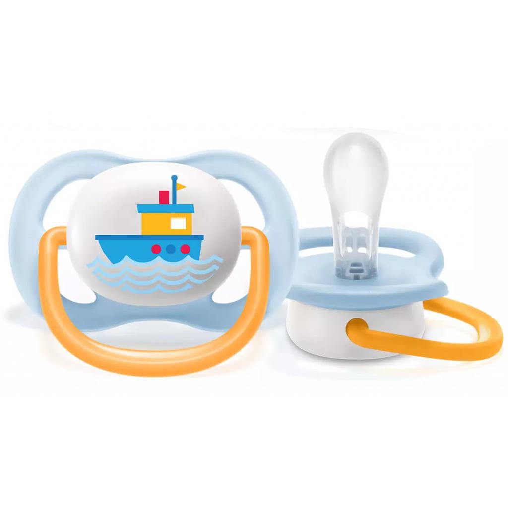 Пустушка Philips AVENT Ultra Air I love… для хлопчиків 0-6 міс (SCF080/01) - зображення 3