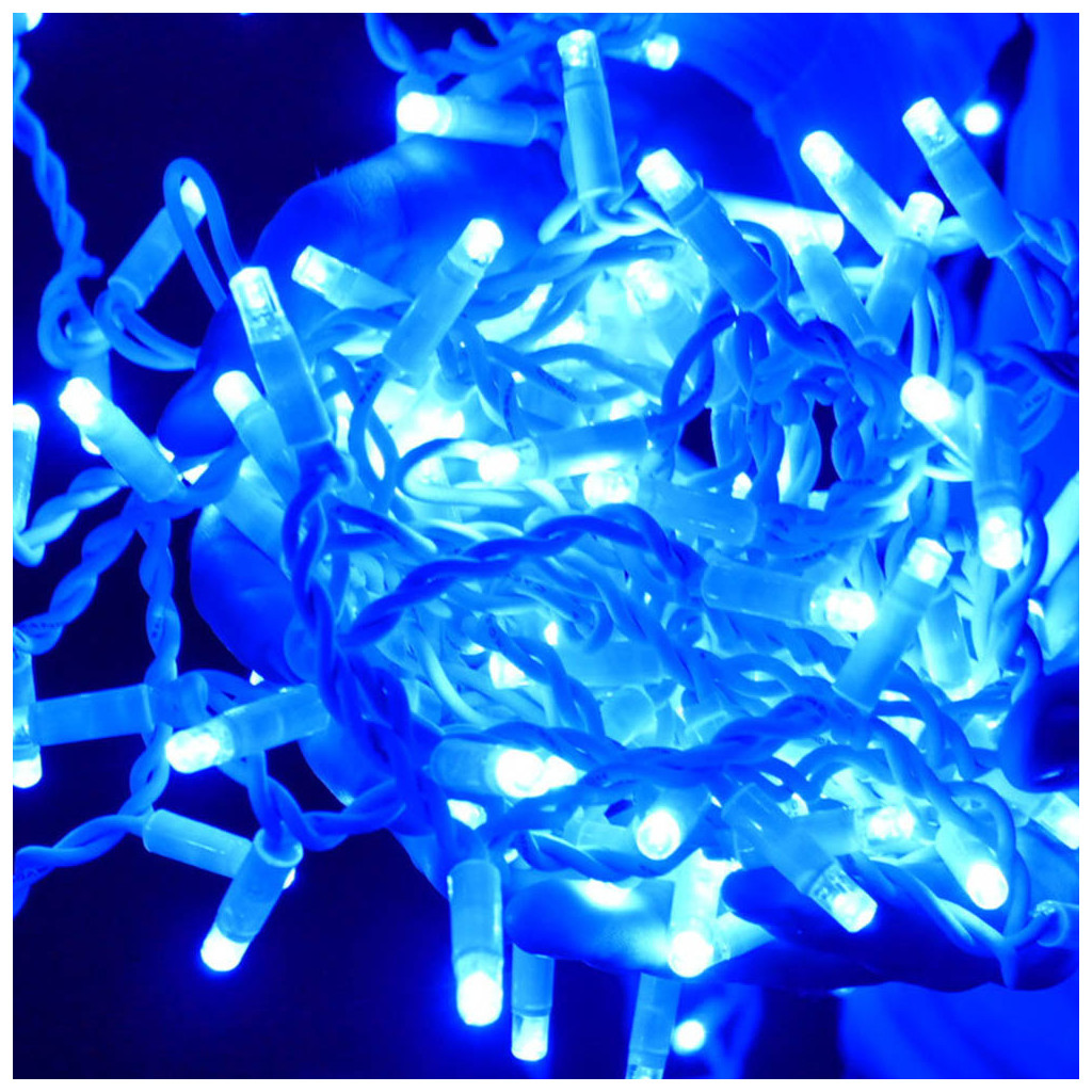 Гірлянда ColorWay IP65 10м 100Led блакитне світло (CW-GO-100L10BL) - зображення 8