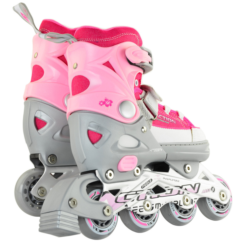 Роликові ковзани Action Anny Рожеві 33-36 (PW-126B-13-2PINK/33-36) - зображення 9
