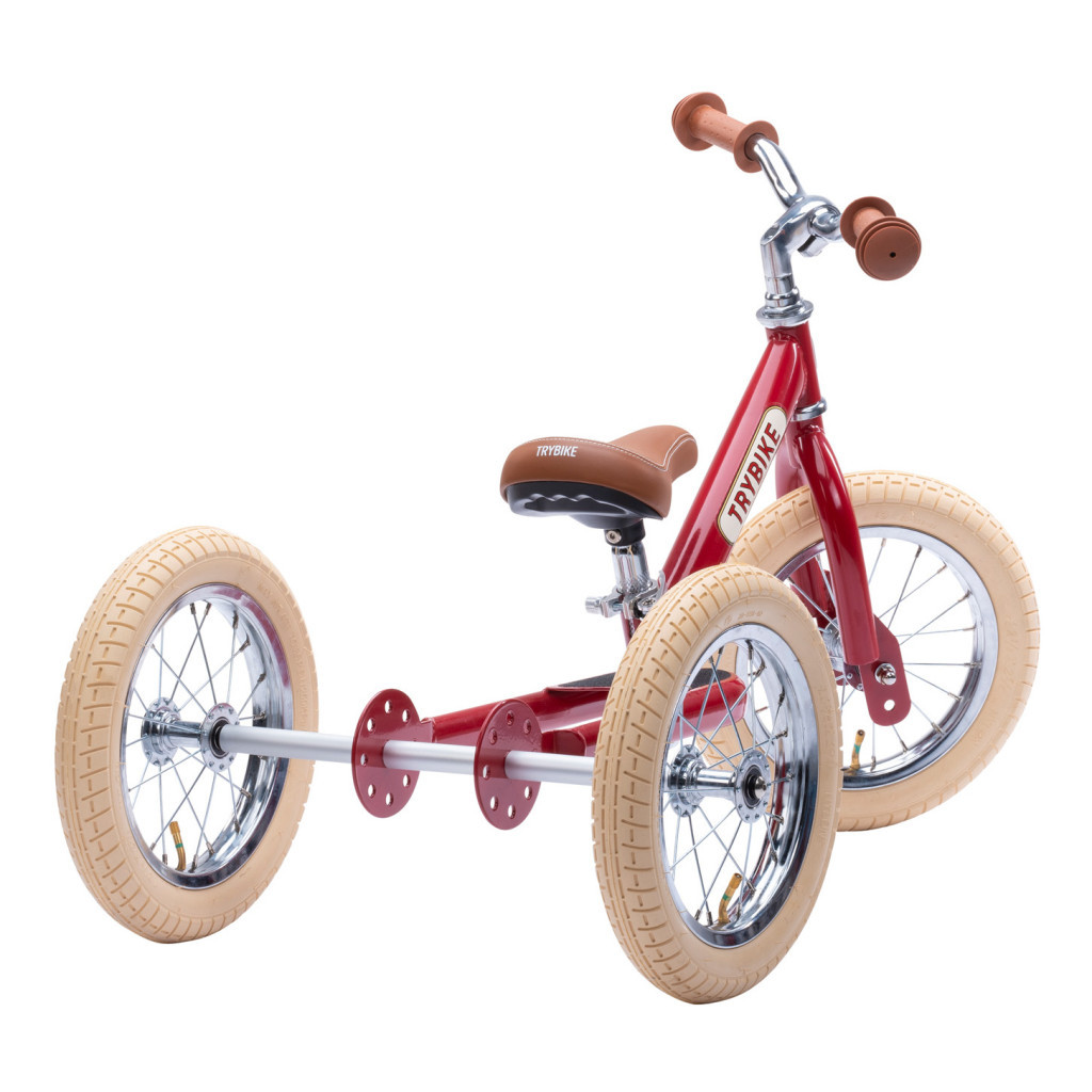 Біговел Trybike триколісний балансуючий рубіновий (TBS-2-RED-VIN+TBS-100-TKV) - зображення 3