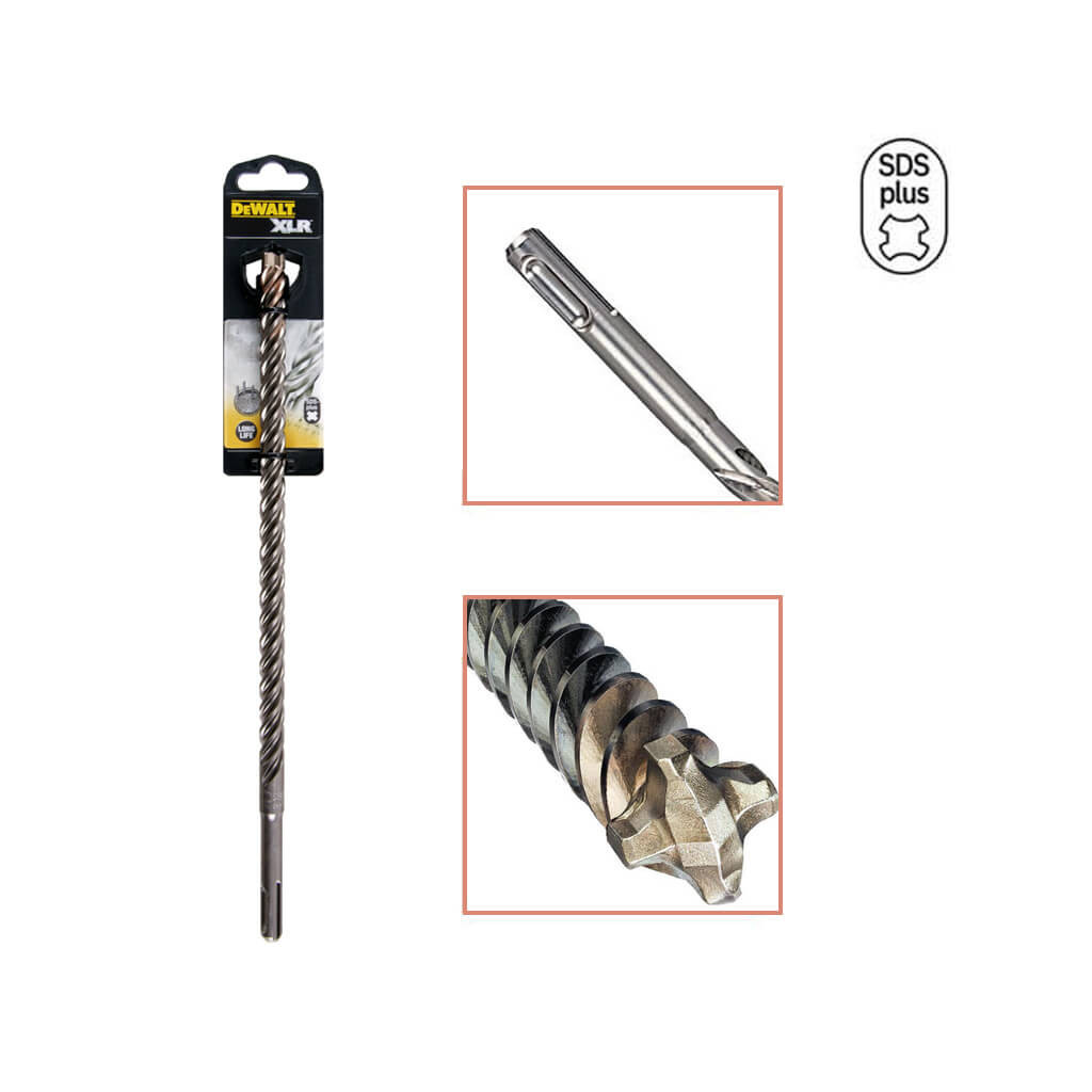 Бур DeWALT SDS-Plus, XLR, 4 кромки, 8x160x100 мм (DT8923) - зображення 1