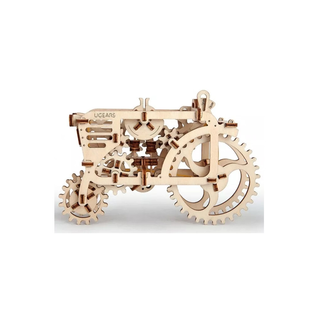 Збірна модель Ugears механічний Трактор (70003) - зображення 2