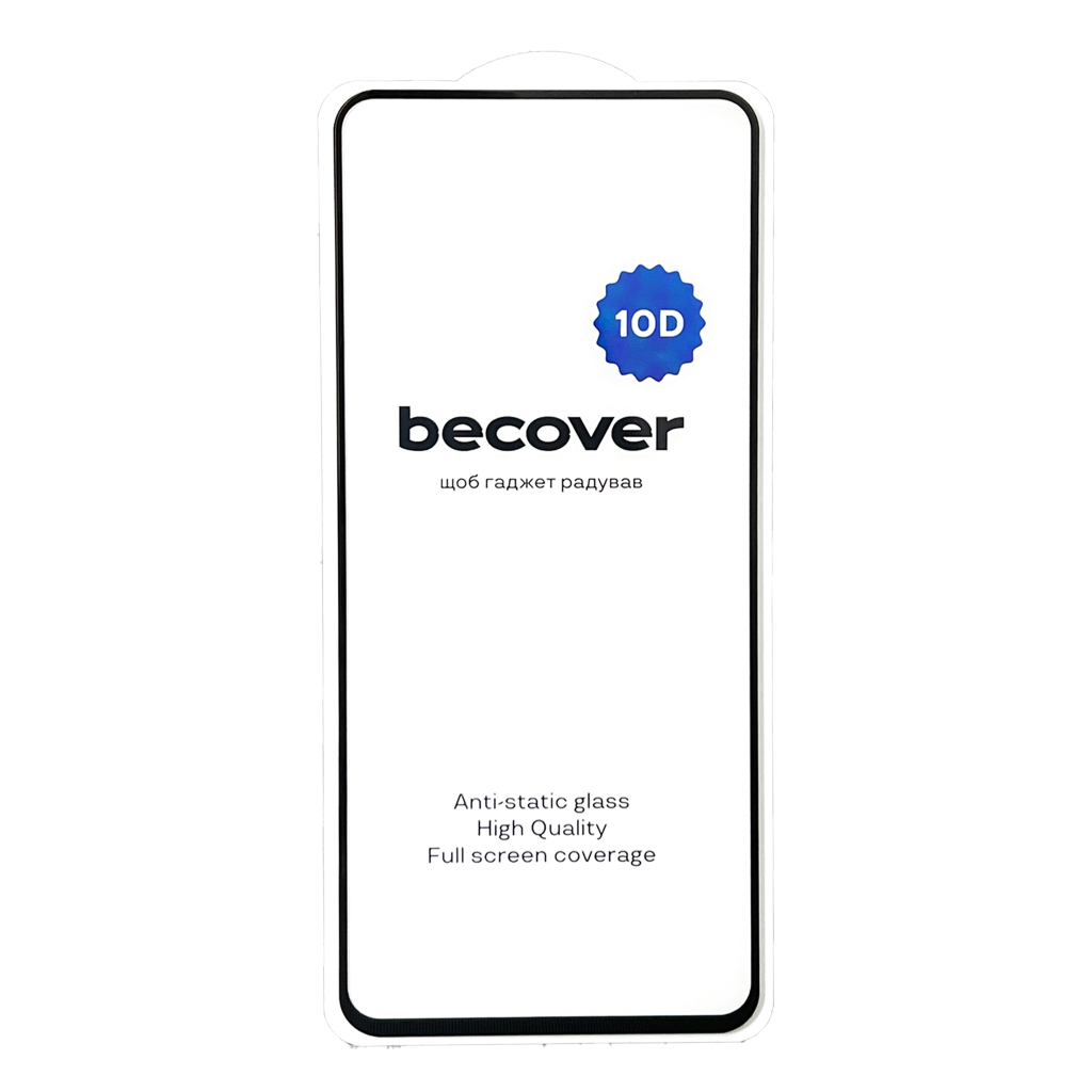 Скло захисне BeCover 10D Oppo A5x / A5 2025 (4G/5G) Black (713930) - зображення 3