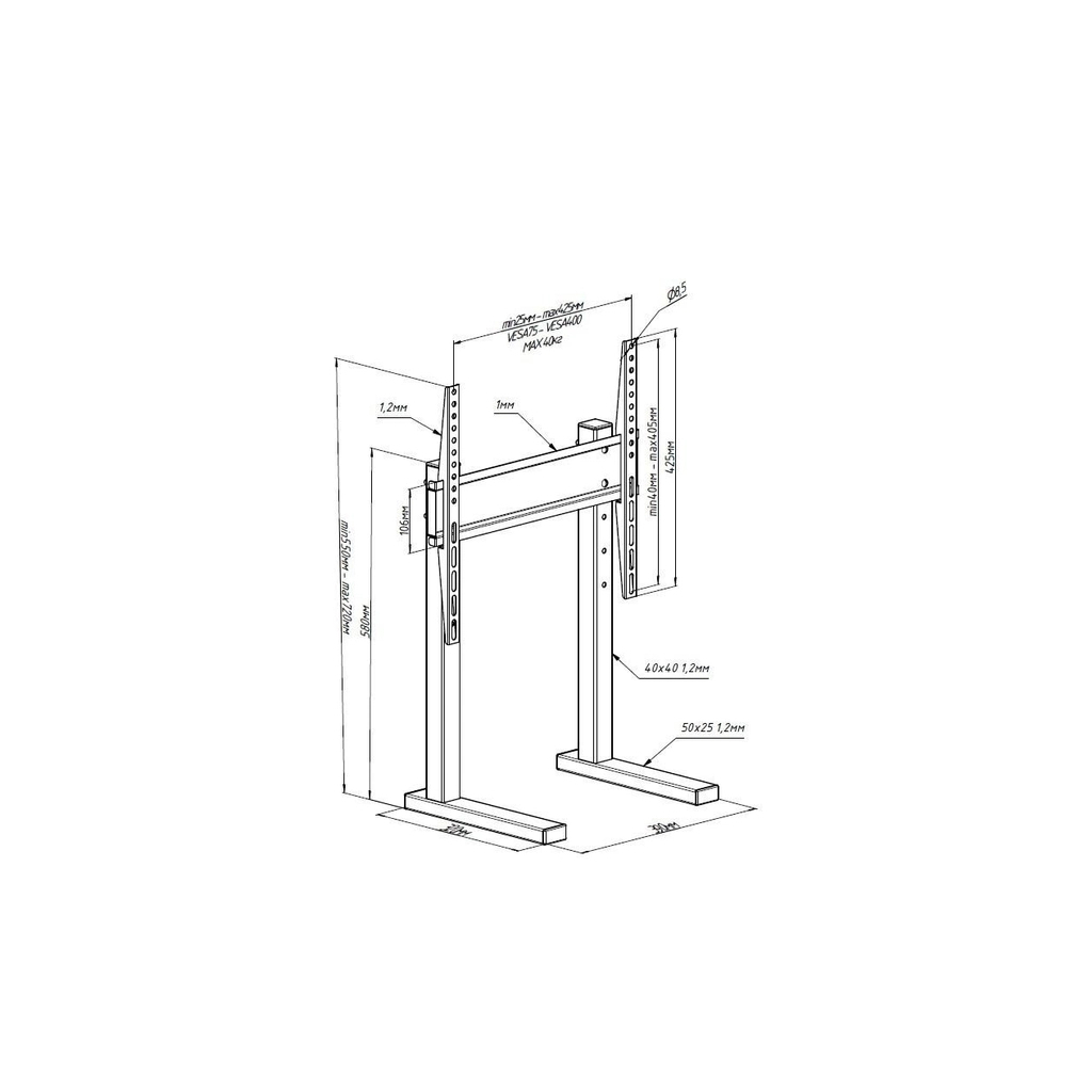 Стійка презентаційна Sector T8 White - зображення 8