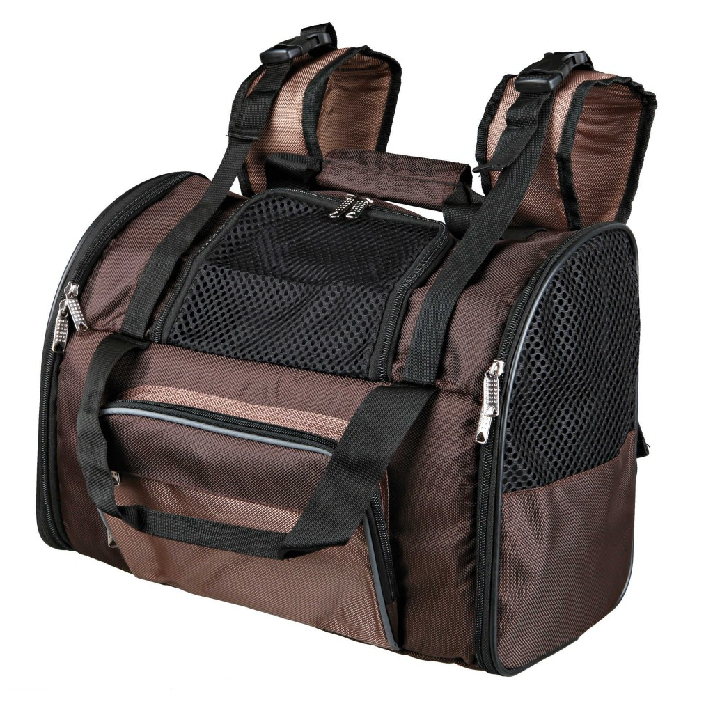 Переноска для тварин Trixie Shiva 41x30x21 см Коричнева (4011905288710) - изображение 1