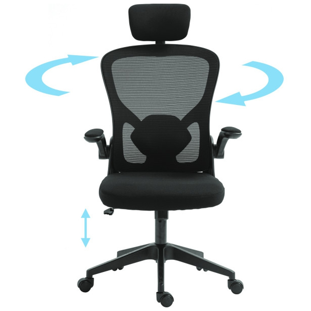 Крісло ігрове Sandberg ErgoFusion Gaming Chair Basic Black (640-97) - зображення 7