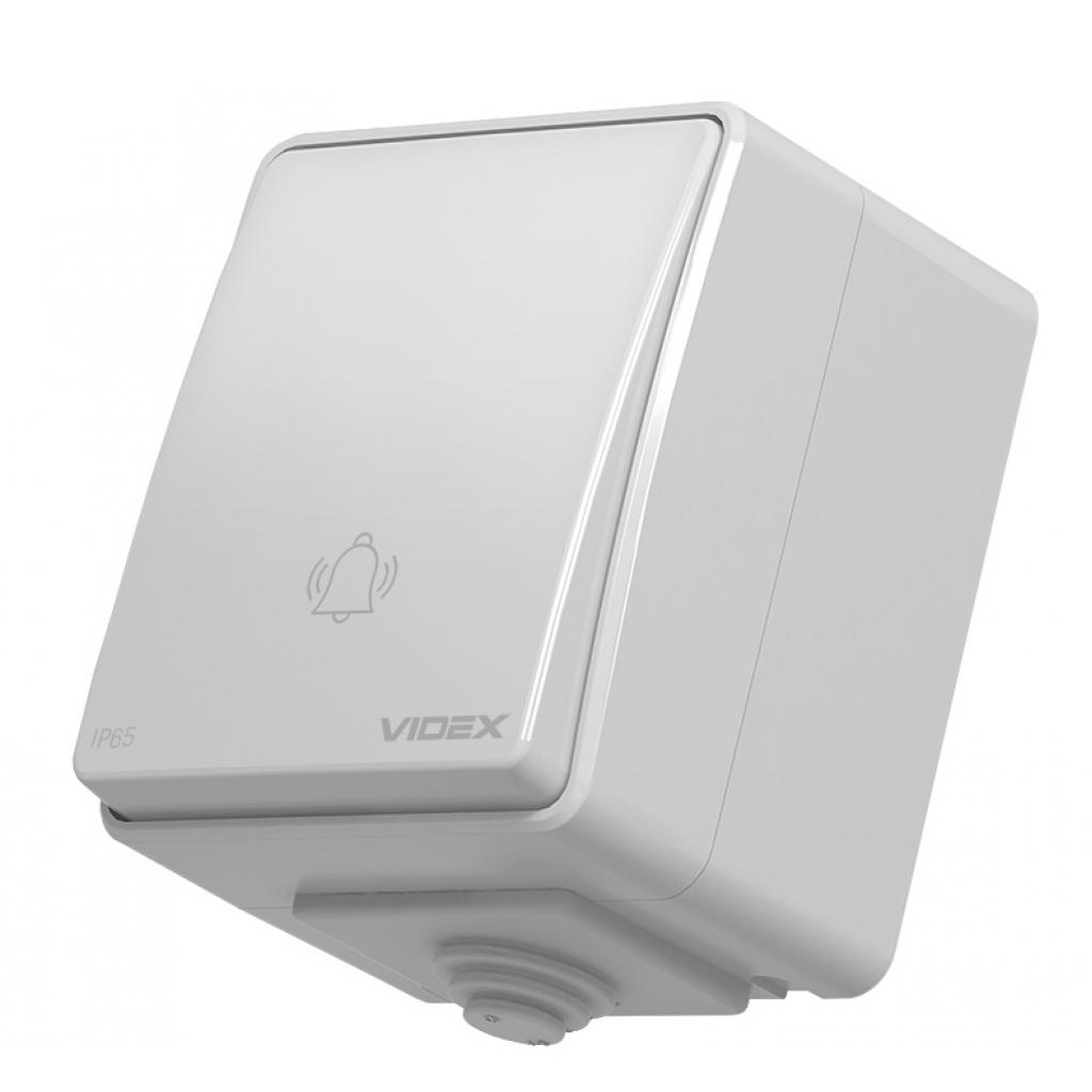 Кнопка дзвінка Videx VIDEX BINERA IP65 Кнопка звонка серая (VF-BNW11DB-G) (VF-BNW11DB-G) - изображение 1