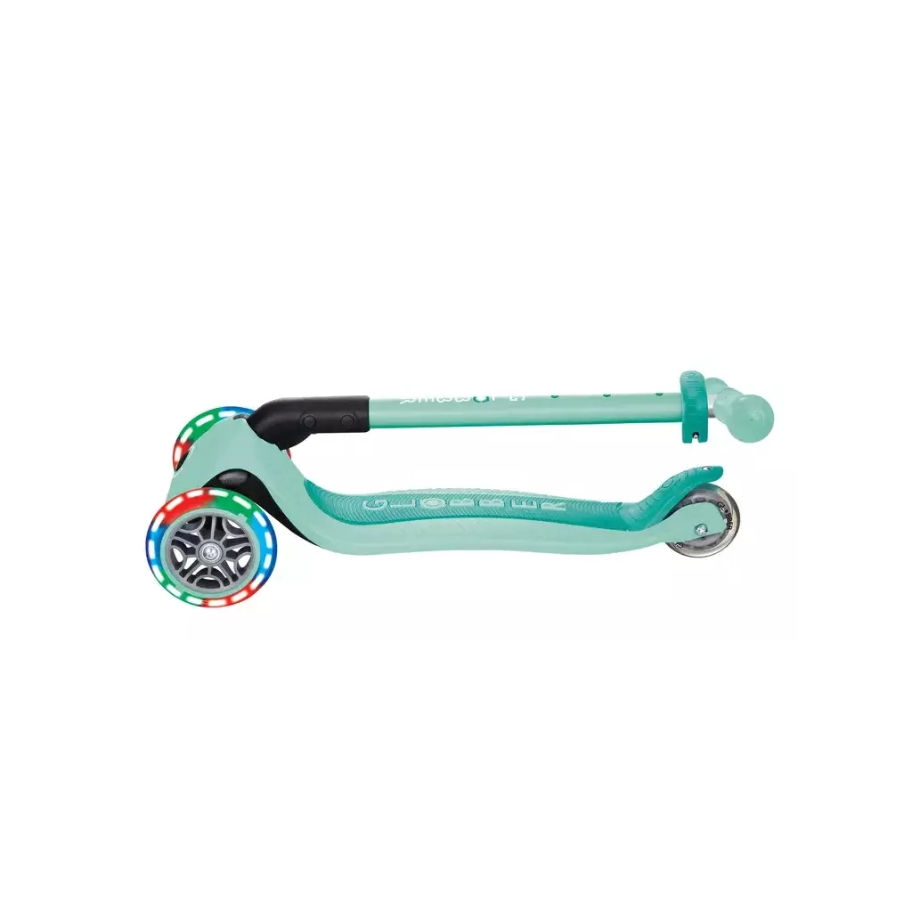 Самокат Globber Primo Foldable Lights колеса з підсвіткою до 50 кг 3+ М'ятний (432-206-3) - зображення 12