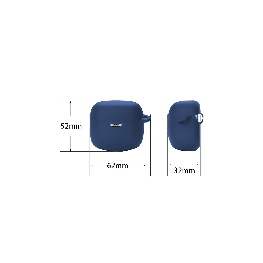 Чохол для навушників BeCover Silicon для JBL Tune Flex TWS Deep Blue (710185) - зображення 2