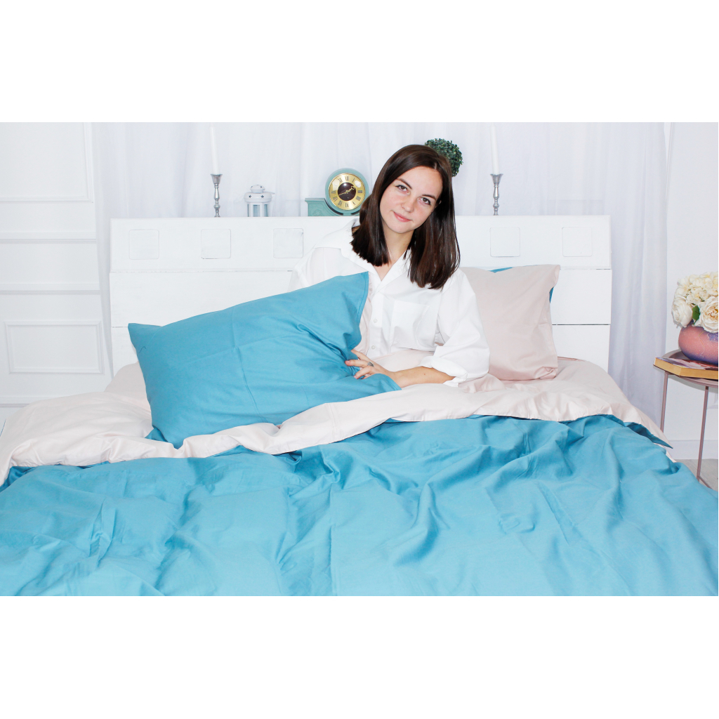 Постільна білизна MirSon Сатин Premium 0845+ 0841 Jennifer Сімейний 160x220 (2200002030519) - зображення 3