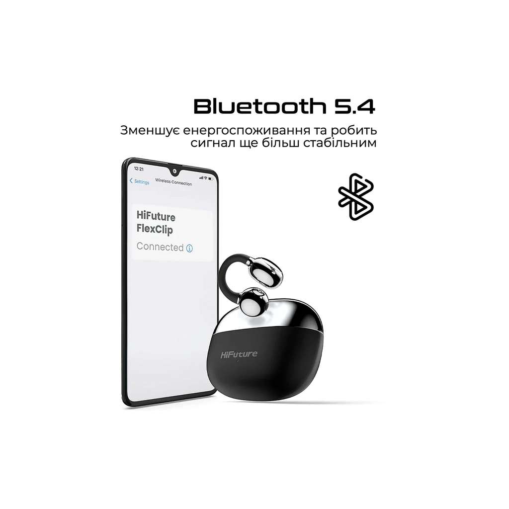 Навушники HiFuture FlexClip Black (flexclip.black) - зображення 4