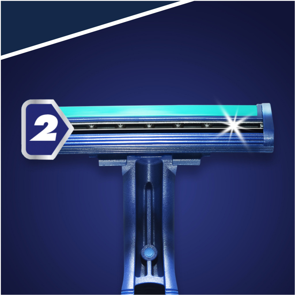 Бритва Gillette одноразова Blue 2 Plus 5 шт (3014260283254) - изображение 2
