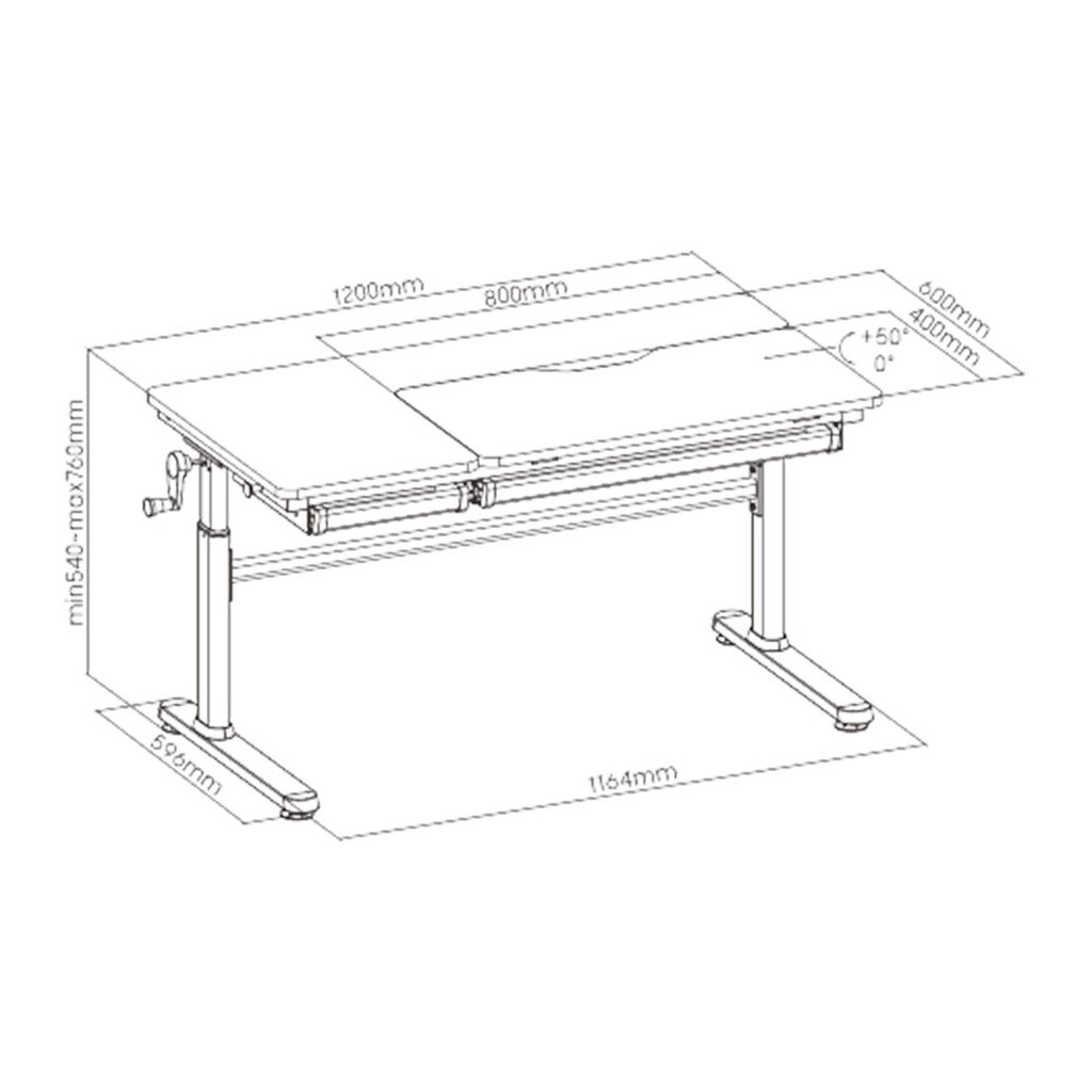 Парта Cubby Iris Grey - зображення 10