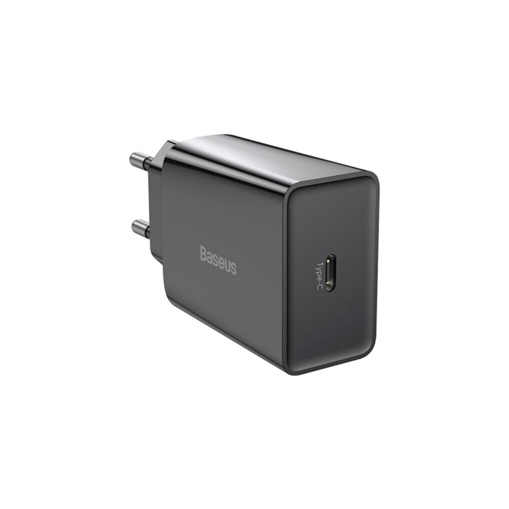 Зарядний пристрій Baseus Speed Mini Quick Charger Black (CCFS-SN01) - зображення 1